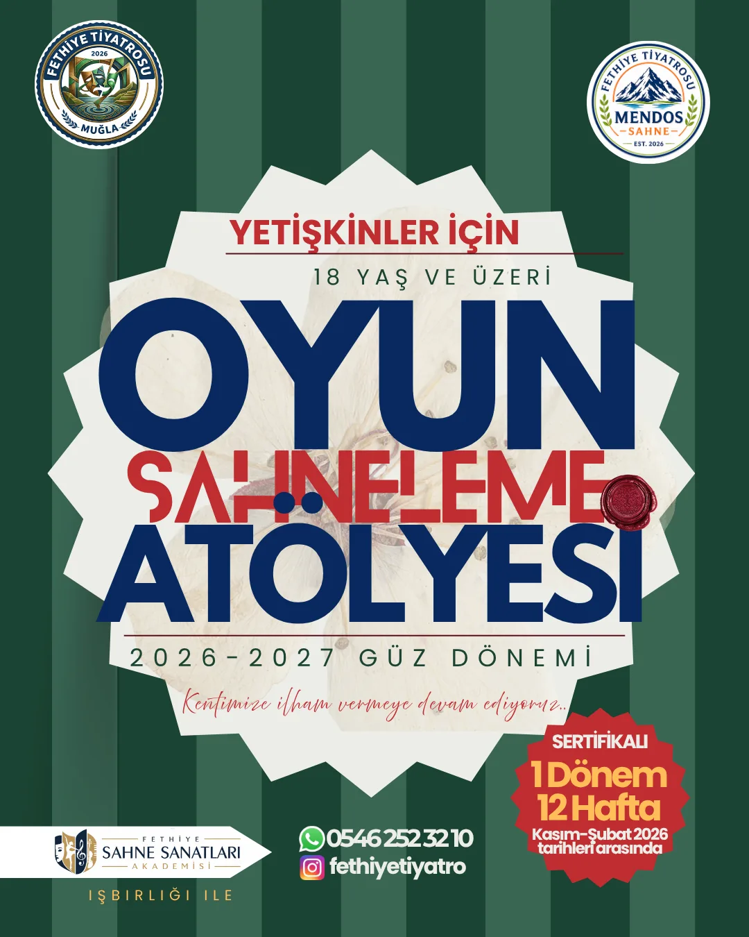 OYUN SAHNELEME ATÖLYESİ