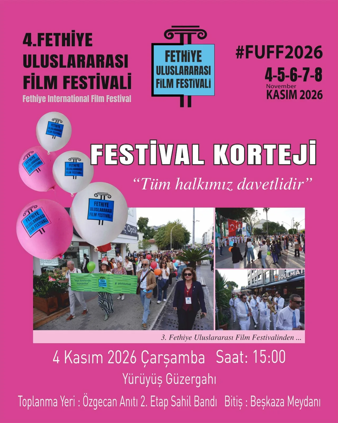 Festival Korteji (Özgecan Anıtı - Beşkaza Meydanı Güzergahı)